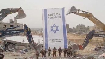 Israel wipes genocide evidence in Gaza, carting off rubble and remains in 100 trucks daily