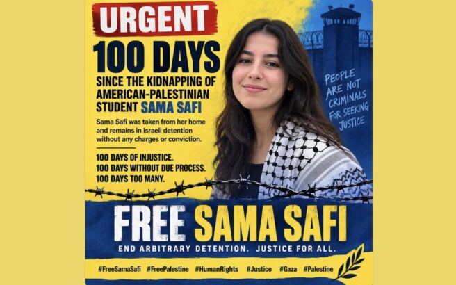 Israel Has Imprisoned US citizen 100 Days Without Charge or Trial Israel Has Imprisoned US citizen 100 Days Without Charge or Trial