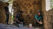 Photos: Palestinians rebuild Gaza’s ruins with mud bricks, scrap