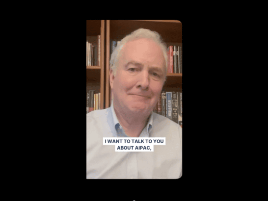 Senator Chris Van Hollen says AIPAC is spending ,000 on attack ads against him Senator Chris Van Hollen says AIPAC is spending ,000 on attack ads against him