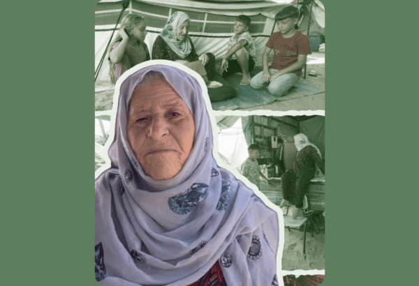 ‘This is where I live now, the back of a truck’: a day in the life of a grandmother in Gaza